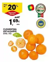 Continente Algarve - clementina igp promoção