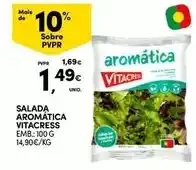 Continente Vitacress - salada aromatica promoção