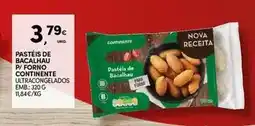 Continente Continente - pasteis de bacalhau p/ forno promoção