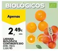 Continente Continente bio - laranja biologica promoção