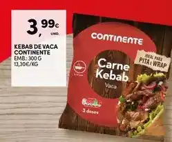 Continente Continente - kebab de vaca promoção