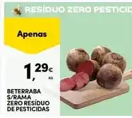 Continente Beterraba s/rama zero residuo de pesticidas promoção