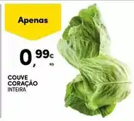 Continente Couve coracao promoção