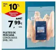 Continente Filetes de pescada promoção