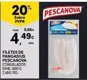 Continente Pescanova - filetes de pangasius promoção