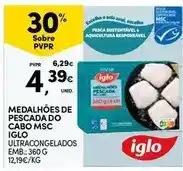 Continente Iglo - medalhões de pescada do cabo msc promoção