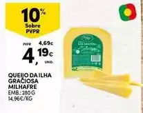 Continente Milhafre - queijo da ilha graciosa promoção