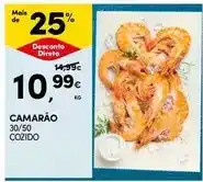 Continente Camarão promoção