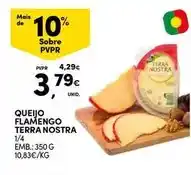 Continente Terra nostra - queijo flamengo promoção