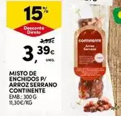 Continente Continente - misto de enchidos p/ arroz serrano promoção