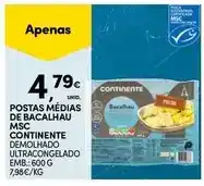 Continente Continente - postas medias de bacalhau msc promoção