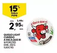 Continente A+ - queijo light curado a vaca que ri promoção