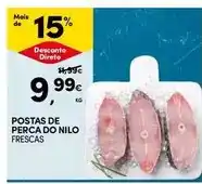 Continente Postas de perca do nilo promoção