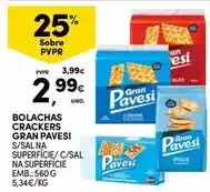 Continente Pavesi - bolachas crackers gran promoção