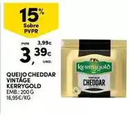 Continente Kerrygold - queijo cheddar vintage promoção