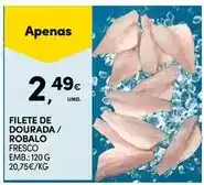 Continente Filete de dourada / robalo promoção