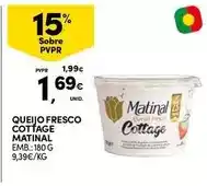 Continente Matinal - queijo fresco cottage promoção