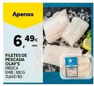 Continente Filetes de pescada olav's promoção