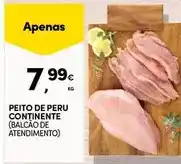 Continente Continente - peito de peru promoção