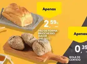 Continente Forma+ - pao de forma brioche rio maior promoção