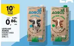 Continente Agros - leite uht promoção