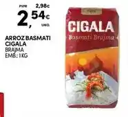 Continente Cigala - arroz basmati promoção