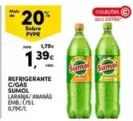 Continente Sumol - refrigerante c/gas promoção