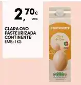 Continente Continente - clara ovo pasteurizada promoção