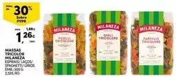 Continente Milaneza - massas tricolor promoção