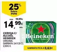 Continente Heineken - cerveja c/ alcool promoção