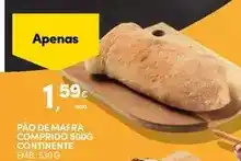 Continente Continente - pao de mafra promoção