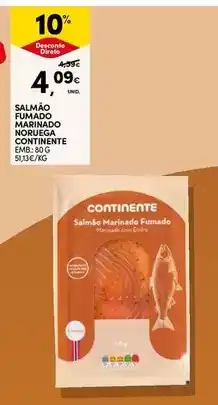 Continente Continente - salmão fundado noruega promoção