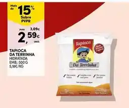 Continente com - tapioca da terrinha promoção