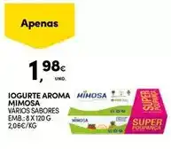 Continente Mimosa - iogurte aroma promoção