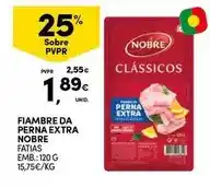 Continente Nobre - fiambre da perna extra promoção