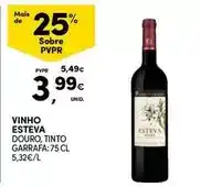 Continente Esteva - vinho promoção