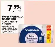 Continente Continente - papel higiénico decorado promoção