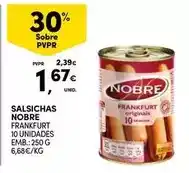 Continente Nobre - salsichas promoção