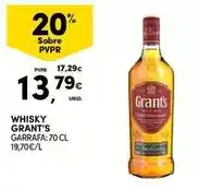 Continente Grant's - whisky promoção