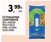 Continente Continente - toalhitas promoção