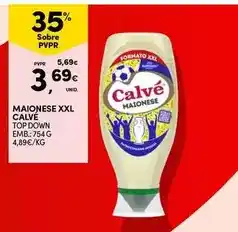 Continente Calvé - maionese xxl promoção