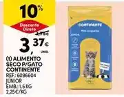 Continente Continente - alimento seco p/ gato promoção