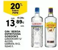 Continente Gordon's - gin/bebida espirituosa promoção