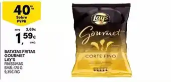 Continente Lay's - batatas fritas gourmet promoção