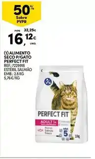 Continente Purina - alimento seco p/gato perfect fit promoção