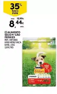 Continente Friskies - alimento seco p/ cao promoção