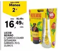 Continente Beirão - licor promoção