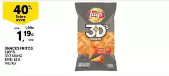 Continente Lay's - snacks fritos promoção