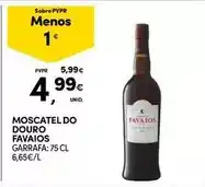 Continente Favaios - moscatel do douro promoção