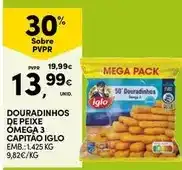 Continente Iglo - douradinhos de peixe omega 3 capitao promoção